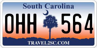 SC license plate OHH564