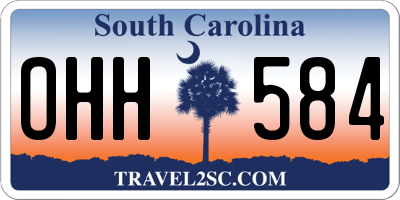SC license plate OHH584