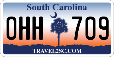 SC license plate OHH709