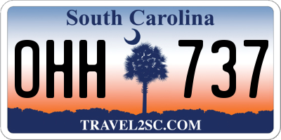 SC license plate OHH737