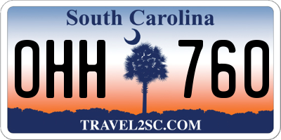 SC license plate OHH760