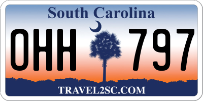 SC license plate OHH797