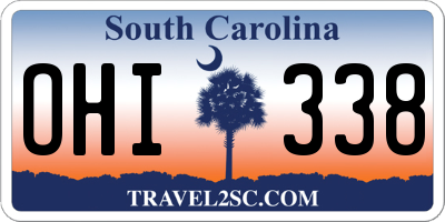 SC license plate OHI338