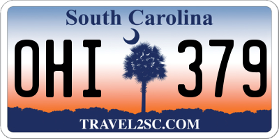 SC license plate OHI379