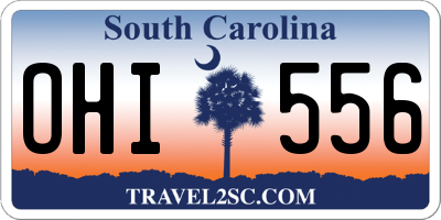 SC license plate OHI556