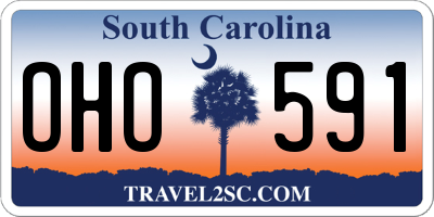 SC license plate OHO591