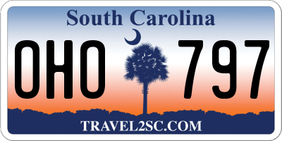 SC license plate OHO797