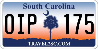 SC license plate OIP175