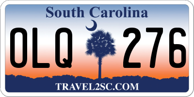 SC license plate OLQ276