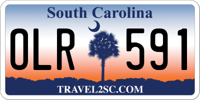 SC license plate OLR591