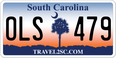 SC license plate OLS479