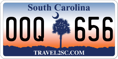 SC license plate OOQ656