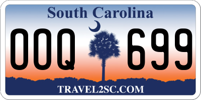 SC license plate OOQ699