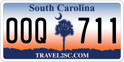 SC license plate OOQ711