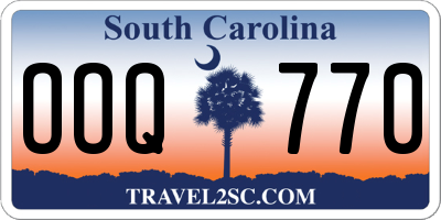 SC license plate OOQ770