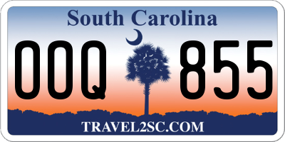 SC license plate OOQ855