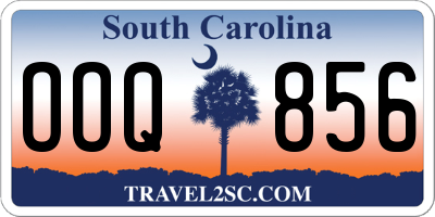 SC license plate OOQ856