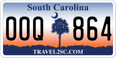 SC license plate OOQ864