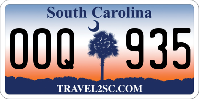 SC license plate OOQ935