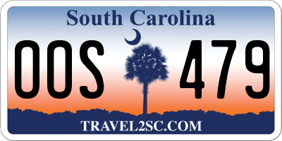 SC license plate OOS479