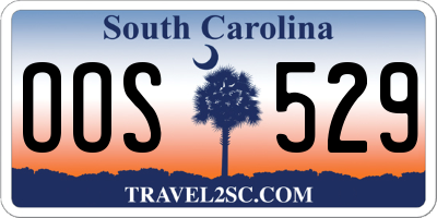 SC license plate OOS529