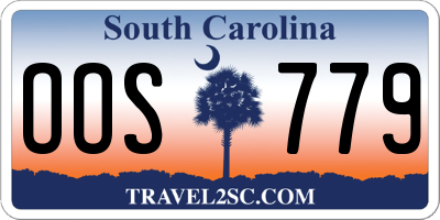 SC license plate OOS779