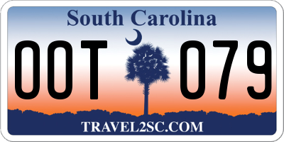 SC license plate OOT079