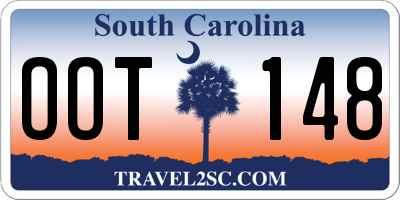 SC license plate OOT148