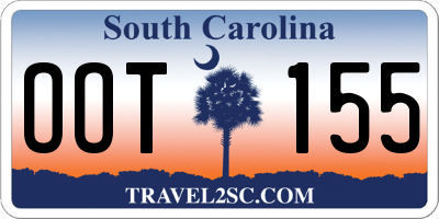SC license plate OOT155