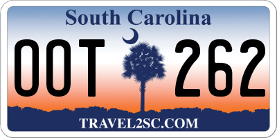 SC license plate OOT262