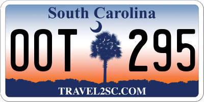 SC license plate OOT295