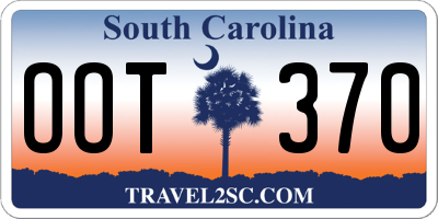 SC license plate OOT370