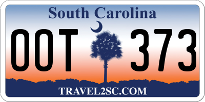 SC license plate OOT373