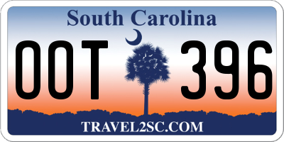 SC license plate OOT396
