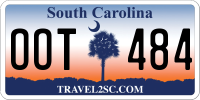 SC license plate OOT484