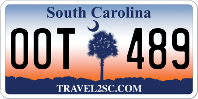 SC license plate OOT489