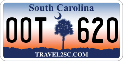 SC license plate OOT620
