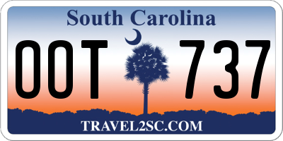 SC license plate OOT737