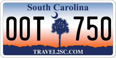 SC license plate OOT750
