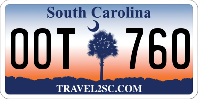 SC license plate OOT760