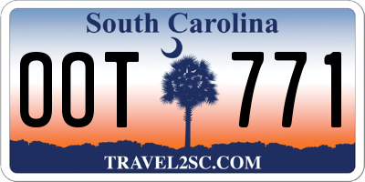 SC license plate OOT771