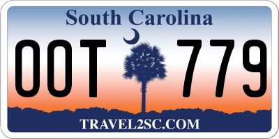 SC license plate OOT779