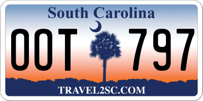 SC license plate OOT797