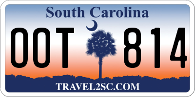 SC license plate OOT814