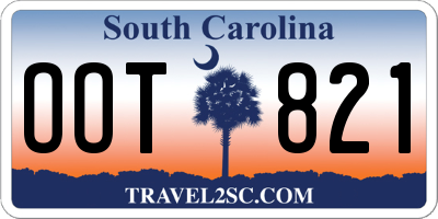 SC license plate OOT821