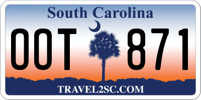 SC license plate OOT871