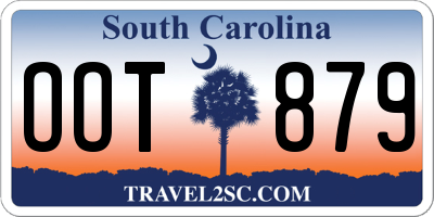 SC license plate OOT879