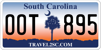 SC license plate OOT895