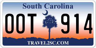 SC license plate OOT914