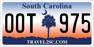 SC license plate OOT975